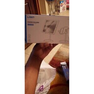 Lisen Phone Holder Mechanical Desktop Cell Phone Stand Adjustable